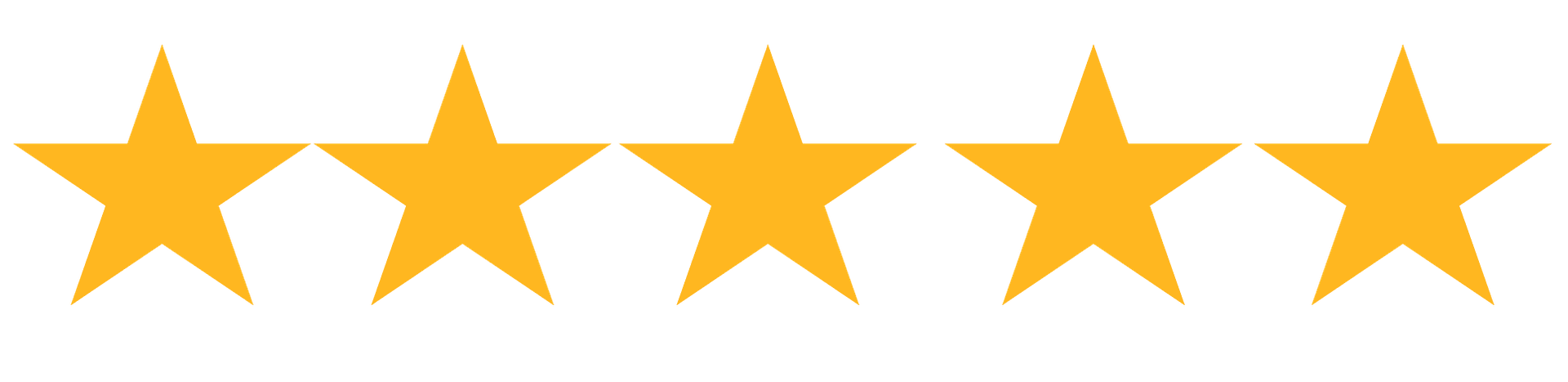 Five star ratings 